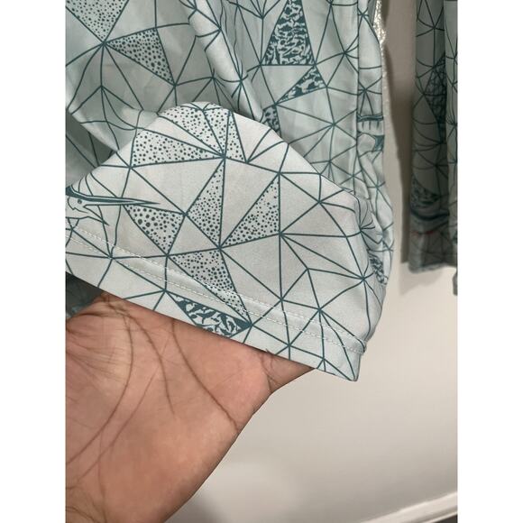 AFTCO Prisma Performance Shirt Size S Fishing UPF Mahi Mahi Geometric Dad Tuna - Picture 7 of 12